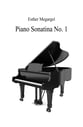 Piano Sonatina No. 1 piano sheet music cover
